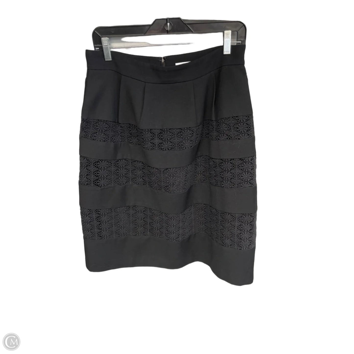 Skirt Midi By Loft In Black, Size: 8