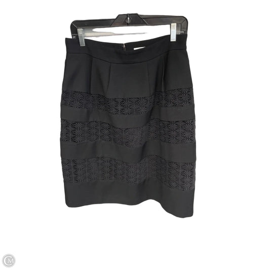 Skirt Midi By Loft In Black, Size: 8