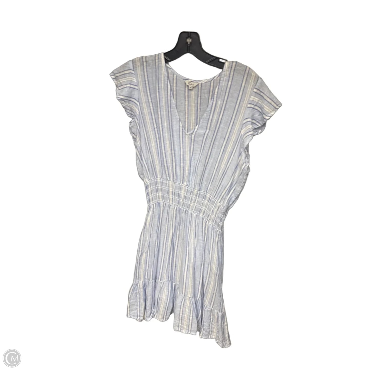 Dress Casual Midi By Rails In Blue & White, Size: M