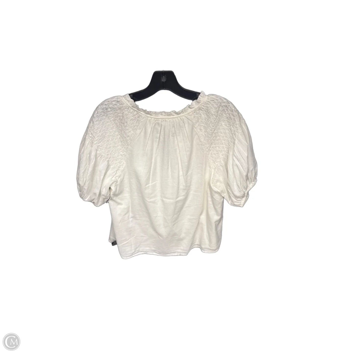 Top Short Sleeve By J. Crew In Cream, Size: S