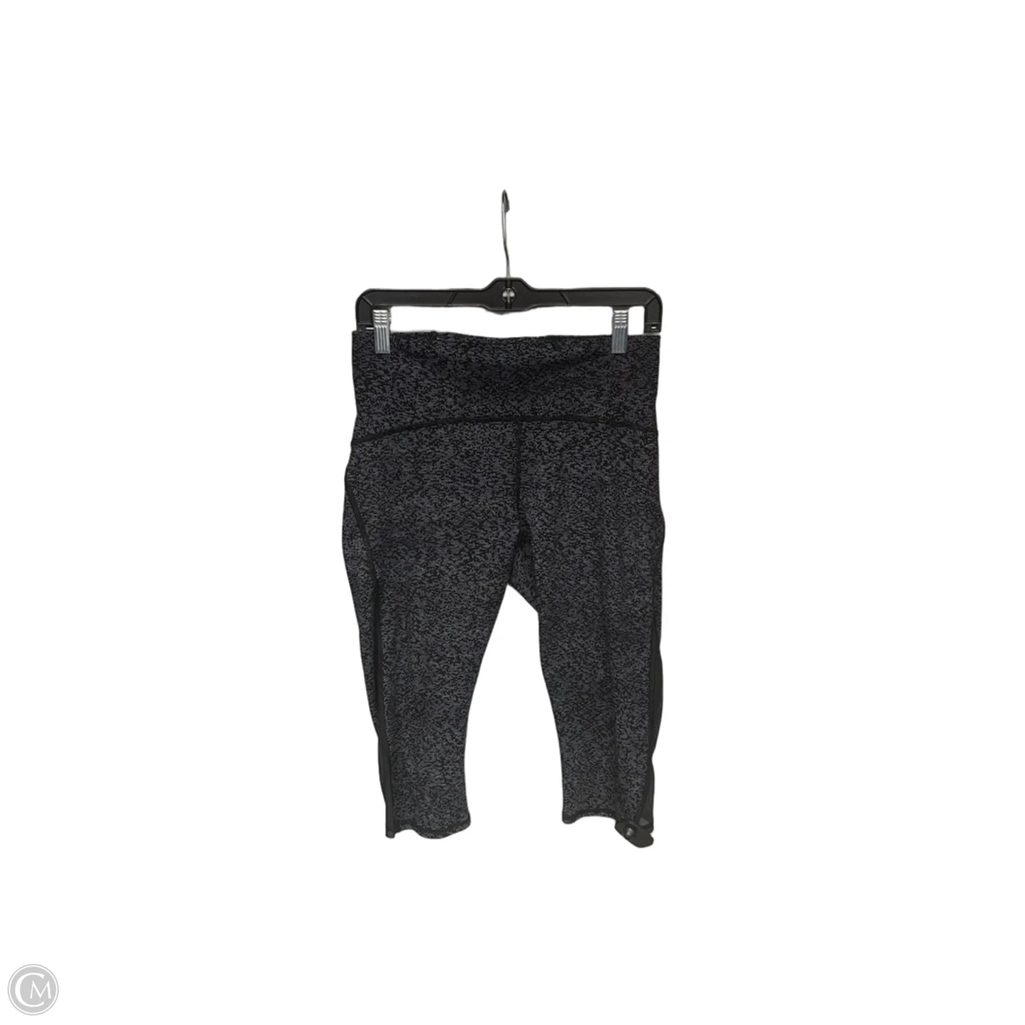 Athletic Capris By Lululemon In Black & White, Size: 10