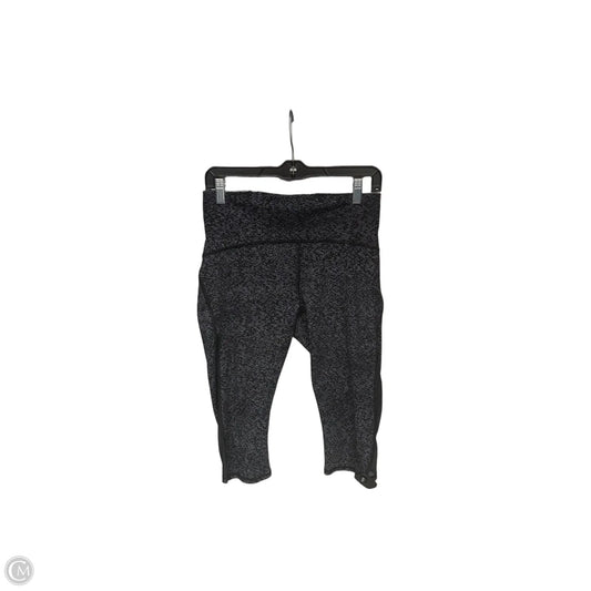 Athletic Capris By Lululemon In Black & White, Size: 10
