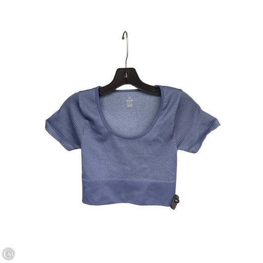 Top Short Sleeve By Offline In Blue, Size: M