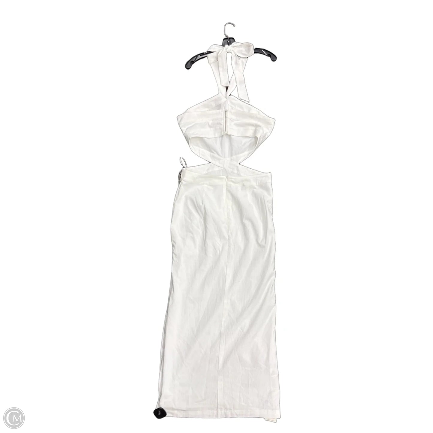 Dress Casual Maxi By Commense In White, Size: L