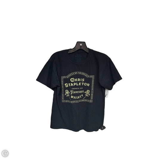 Top Short Sleeve By Clothes Mentor In Black, Size: S