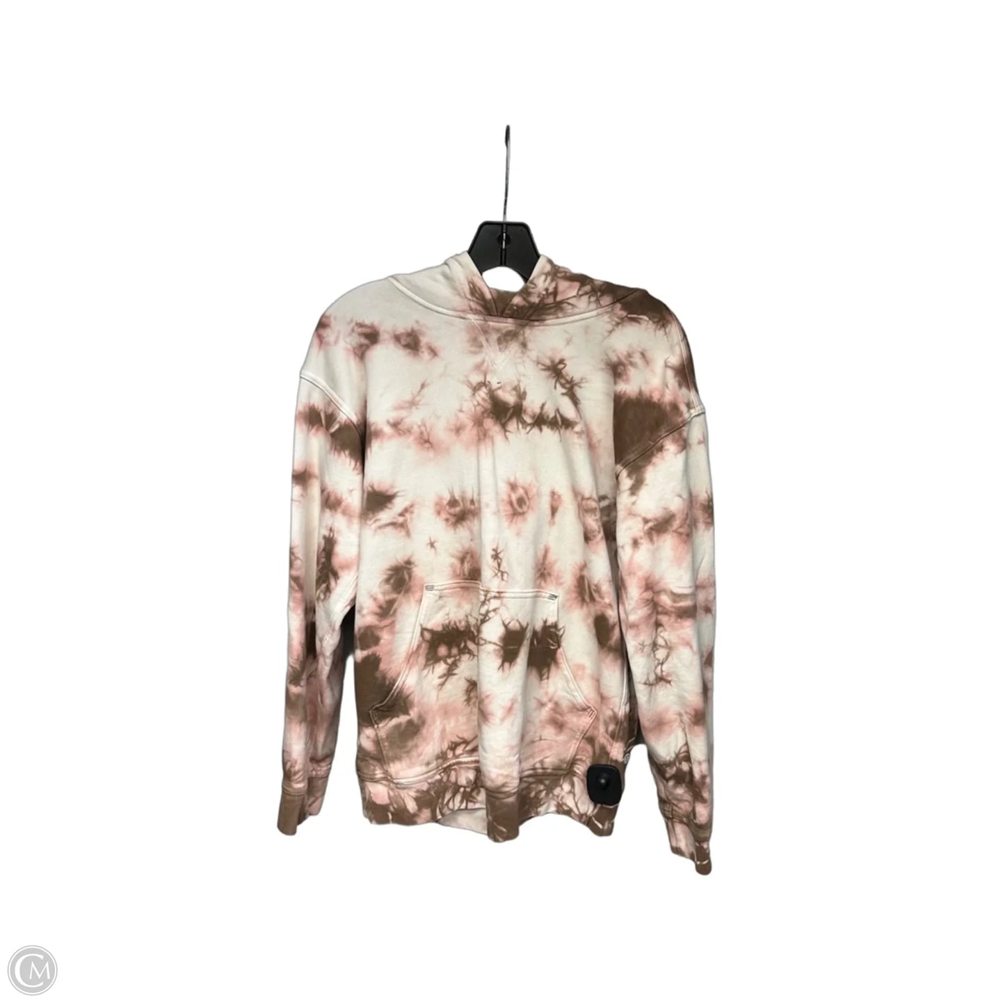Athletic Sweatshirt Hoodie By Lululemon In Tie Dye Print, Size: 6