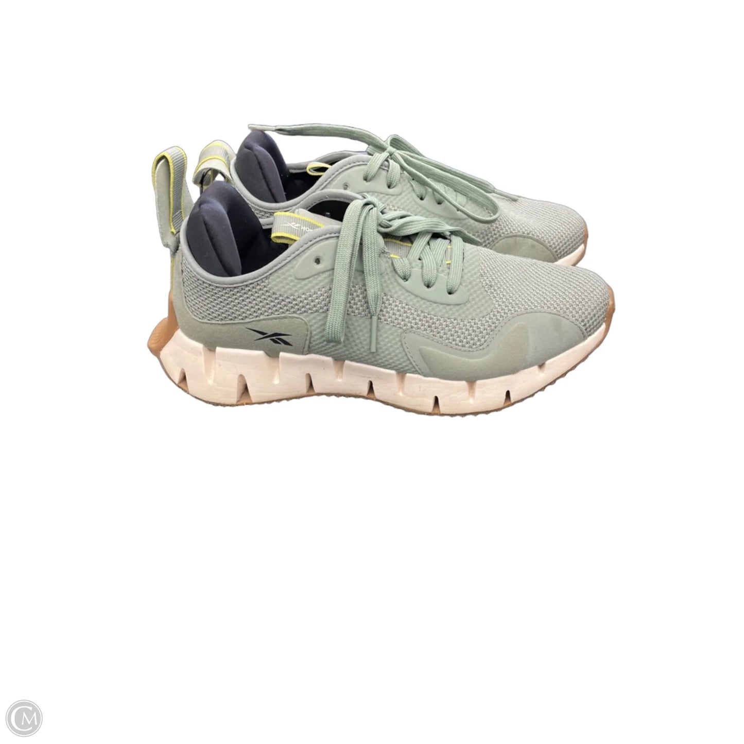 Shoes Athletic By Reebok In Green, Size: 8.5