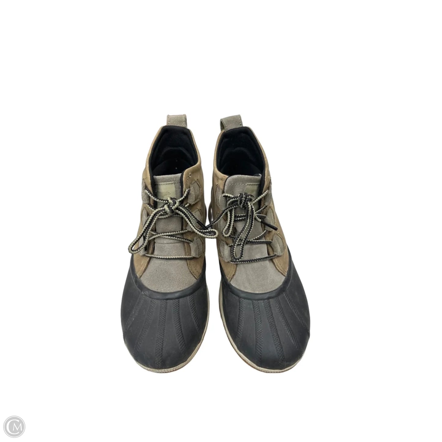 Boots Snow By Sorel In Black & Tan, Size: 10
