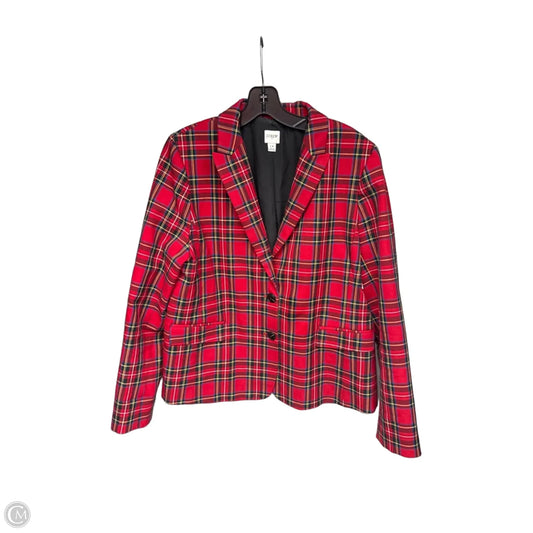 Blazer By J. Crew In Red, Size: 14