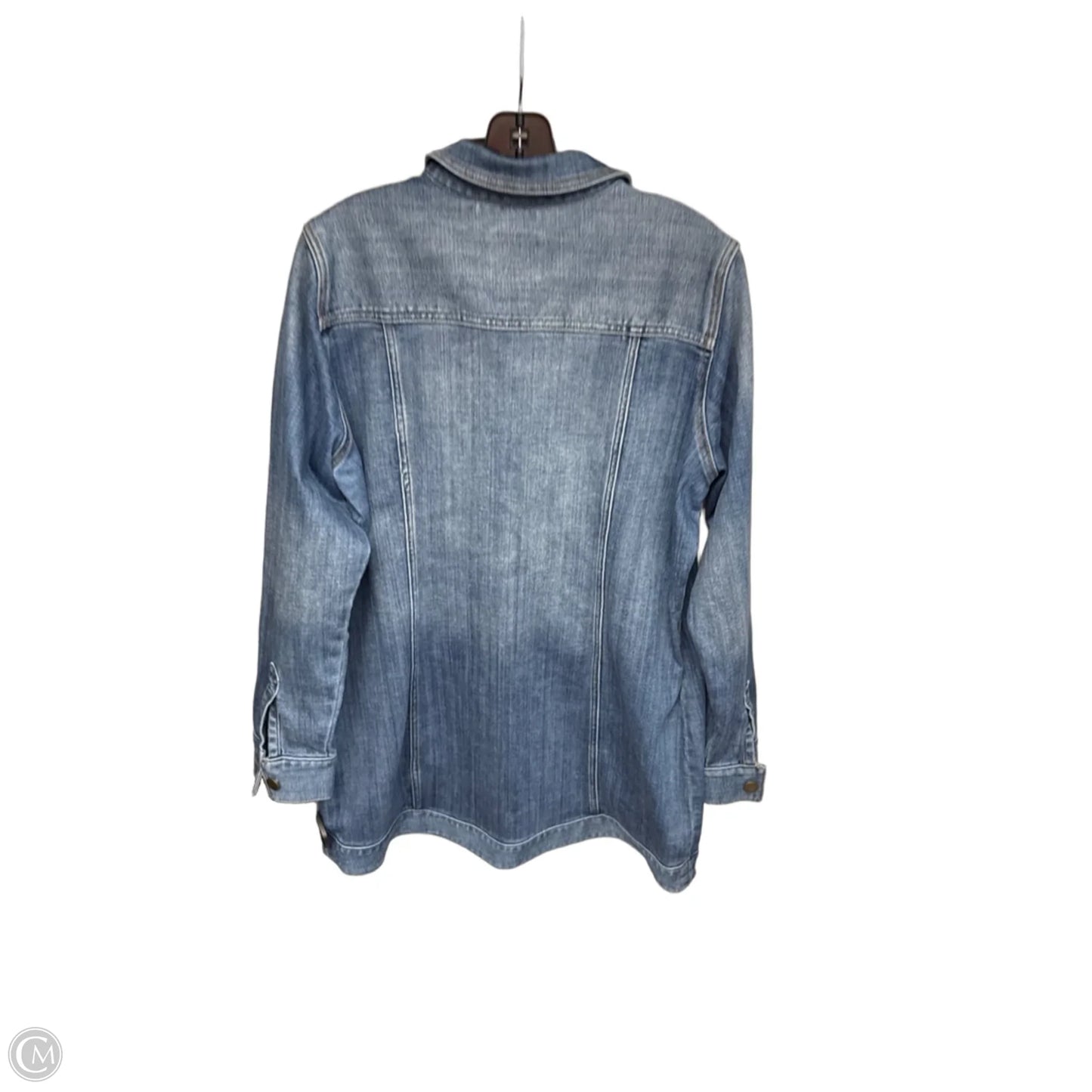 Jacket Denim By Liverpool In Blue Denim, Size: L