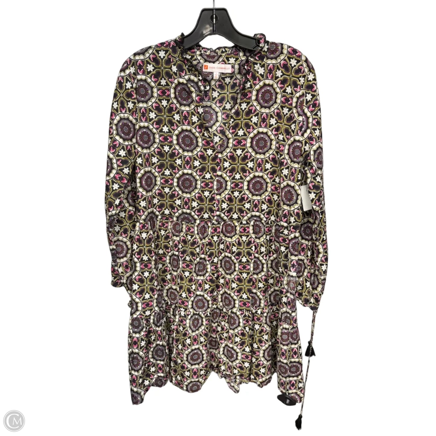Dress Casual Midi By Jude Connally In Purple & White, Size: L