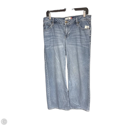 Jeans Wide Leg By Cabi In Blue Denim, Size: 4