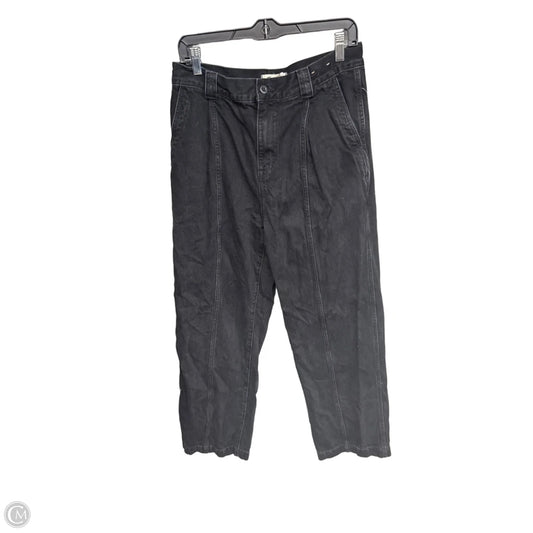 Jeans Straight By Madewell In Black Denim, Size: 8
