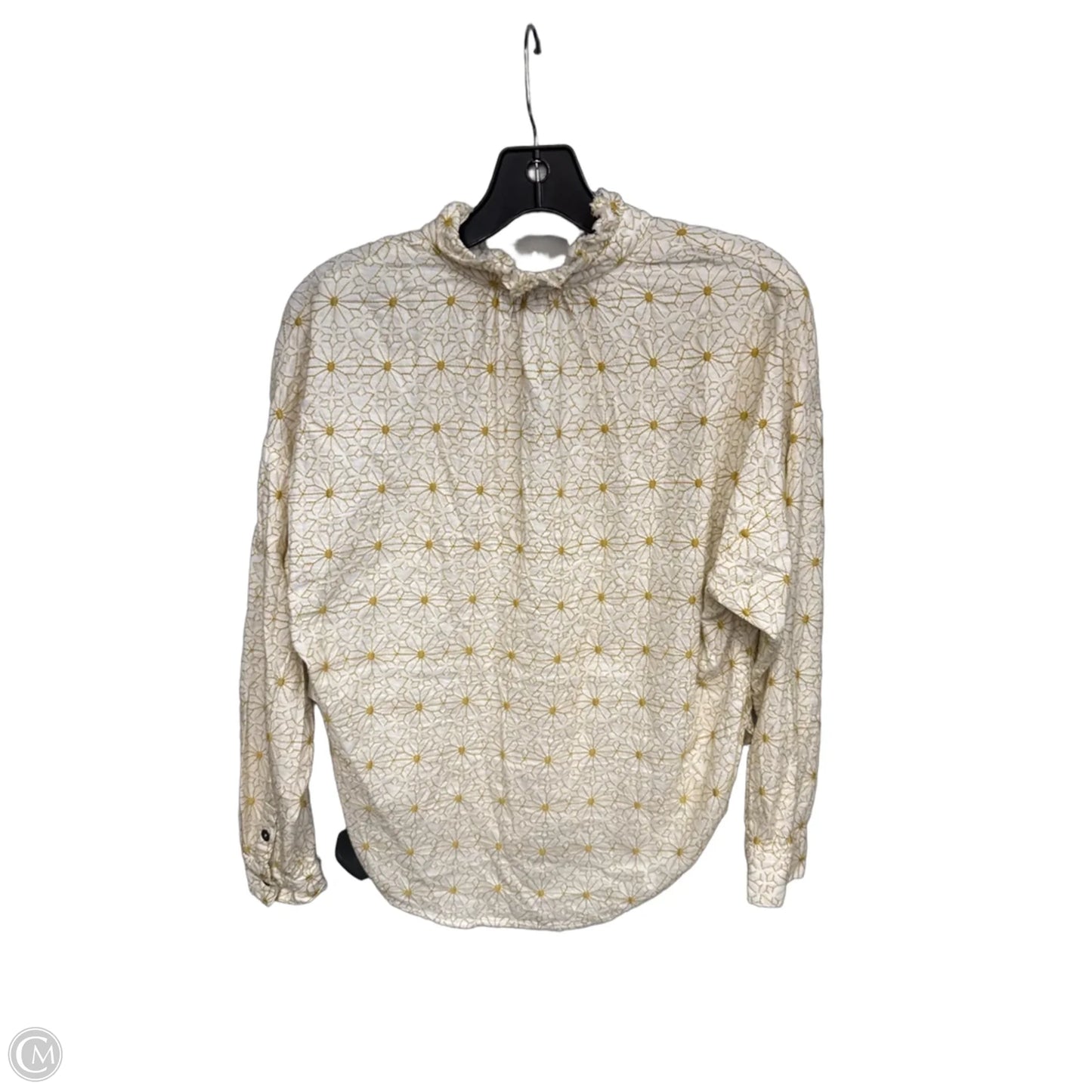 Top Long Sleeve By Pilcro In Yellow, Size: Xsp