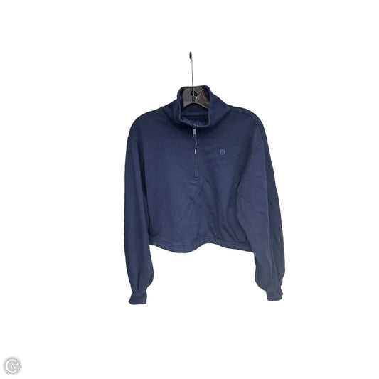 Athletic Sweatshirt Collar By Lululemon In Blue, Size: Xs