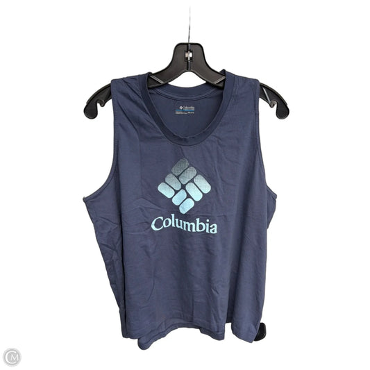 Athletic Tank Top By Columbia In Blue, Size: Xxl