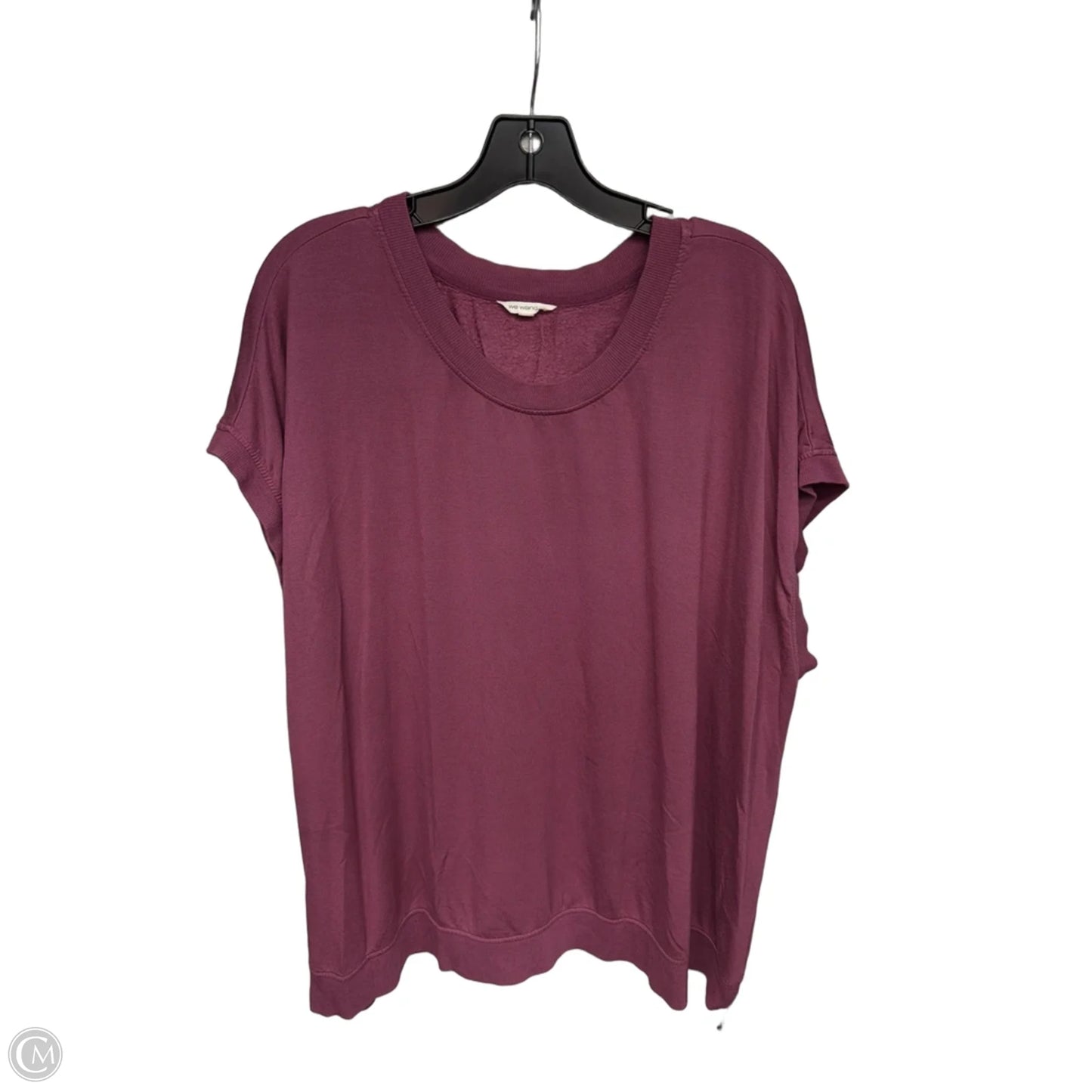 Top Short Sleeve By Clothes Mentor In Mauve, Size: 2x