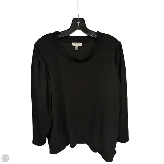 Top Long Sleeve By Cable And Gauge In Black, Size: 2x
