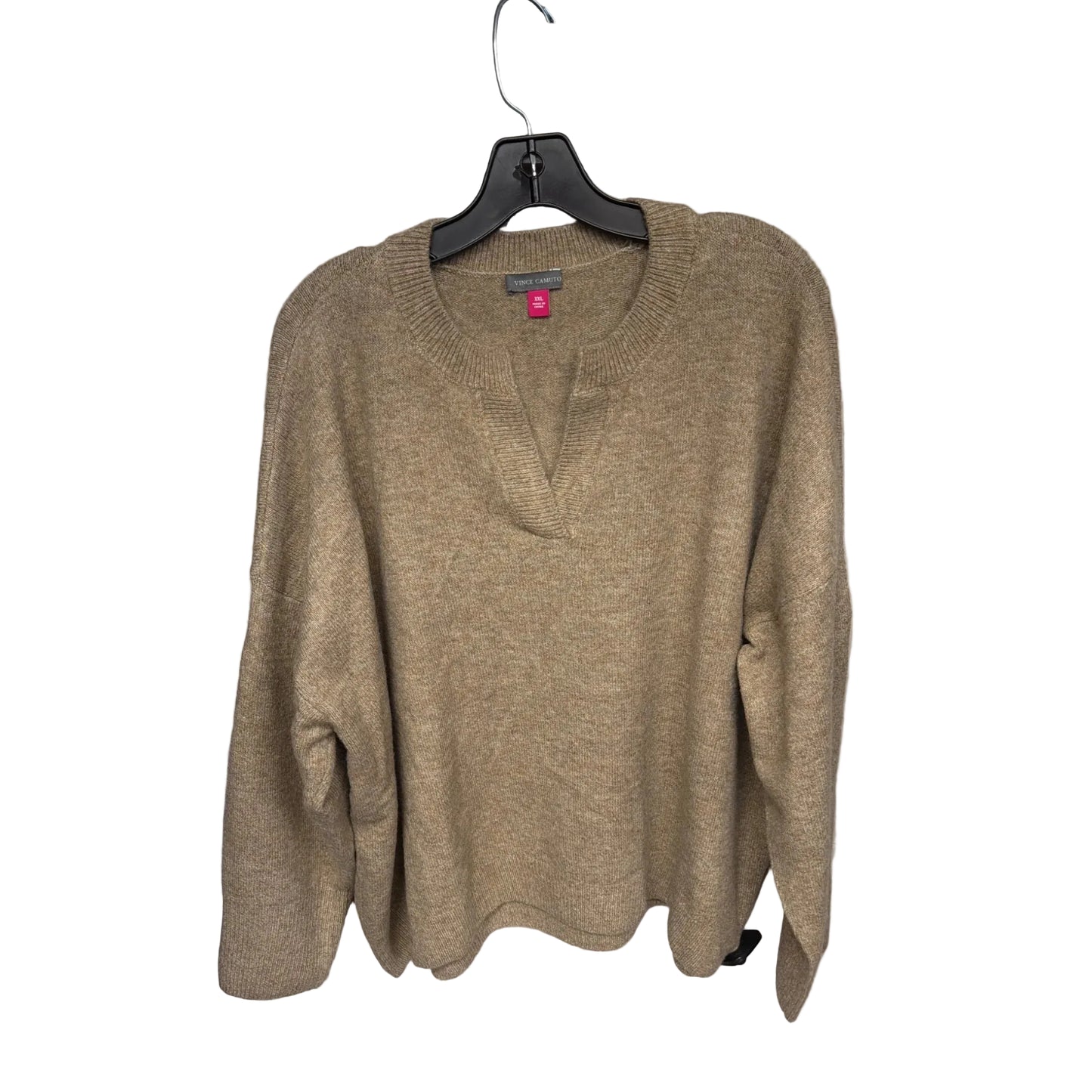 Sweater By Vince Camuto In Beige, Size: Xxl