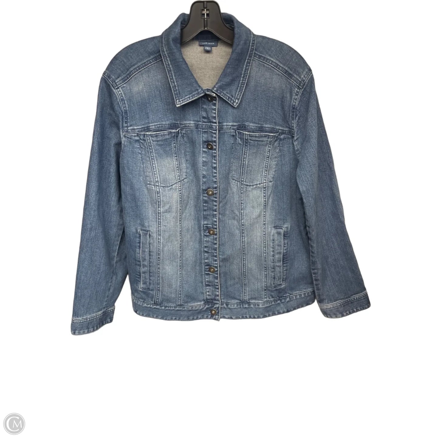 Jacket Denim By J. Jill In Blue Denim, Size: 1x
