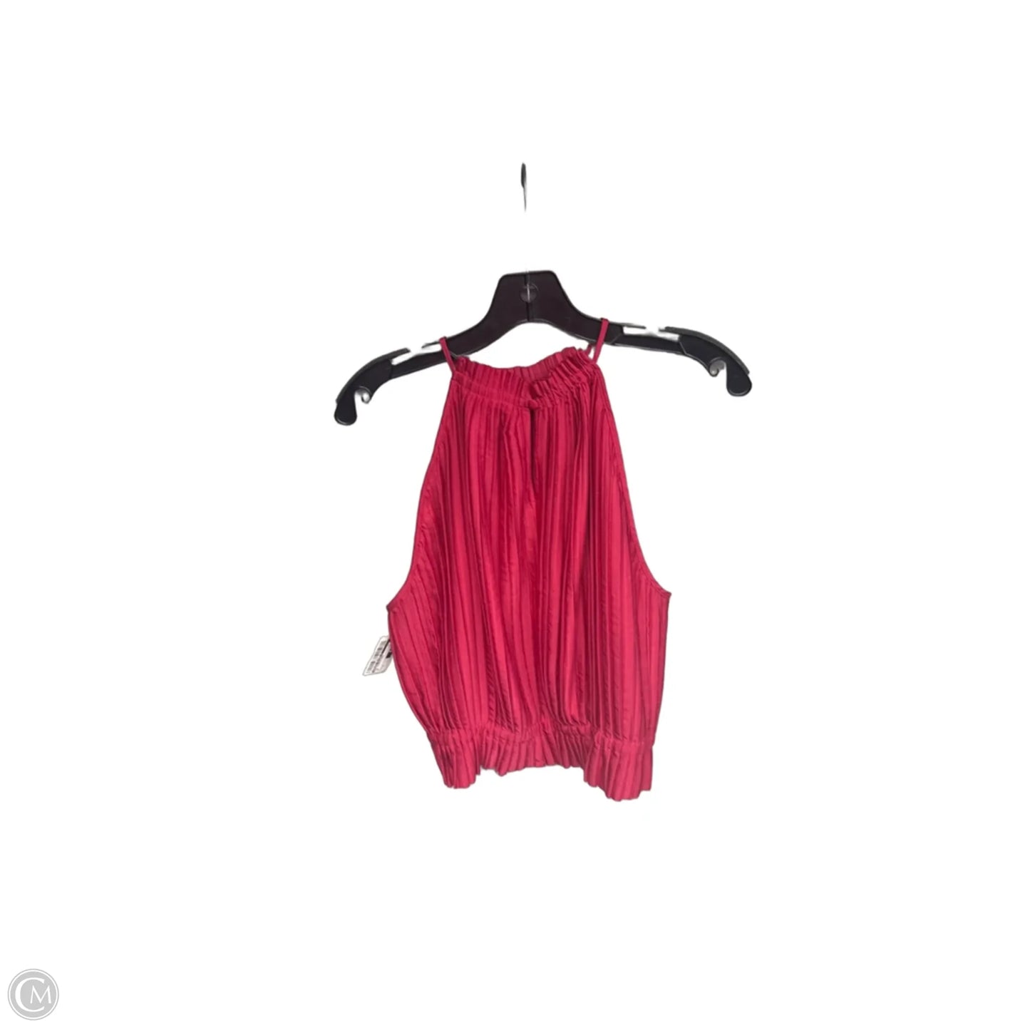 Top Sleeveless By Banana Republic In Red, Size: M