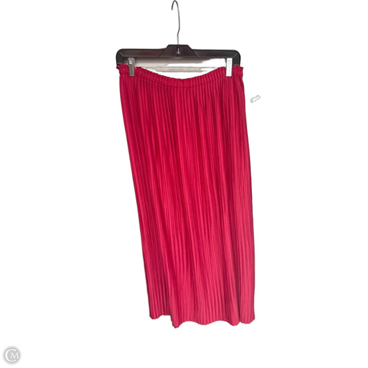 Skirt Maxi By Banana Republic In Red, Size: M