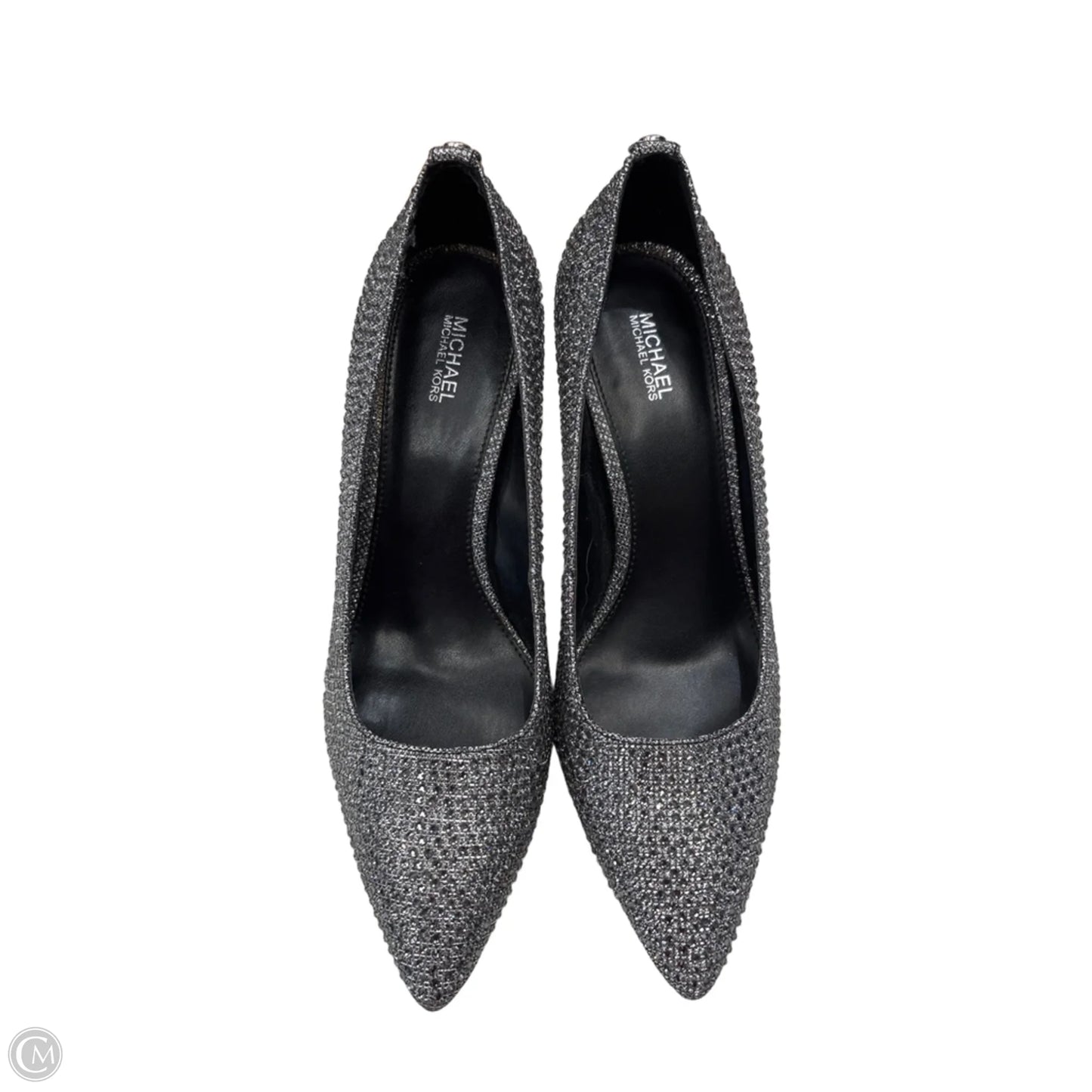 Shoes Heels Stiletto By Michael By Michael Kors In Silver, Size: 9