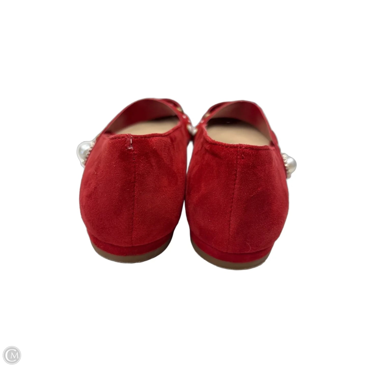 Shoes Flats By Lord And Taylor In Red & White, Size: 9