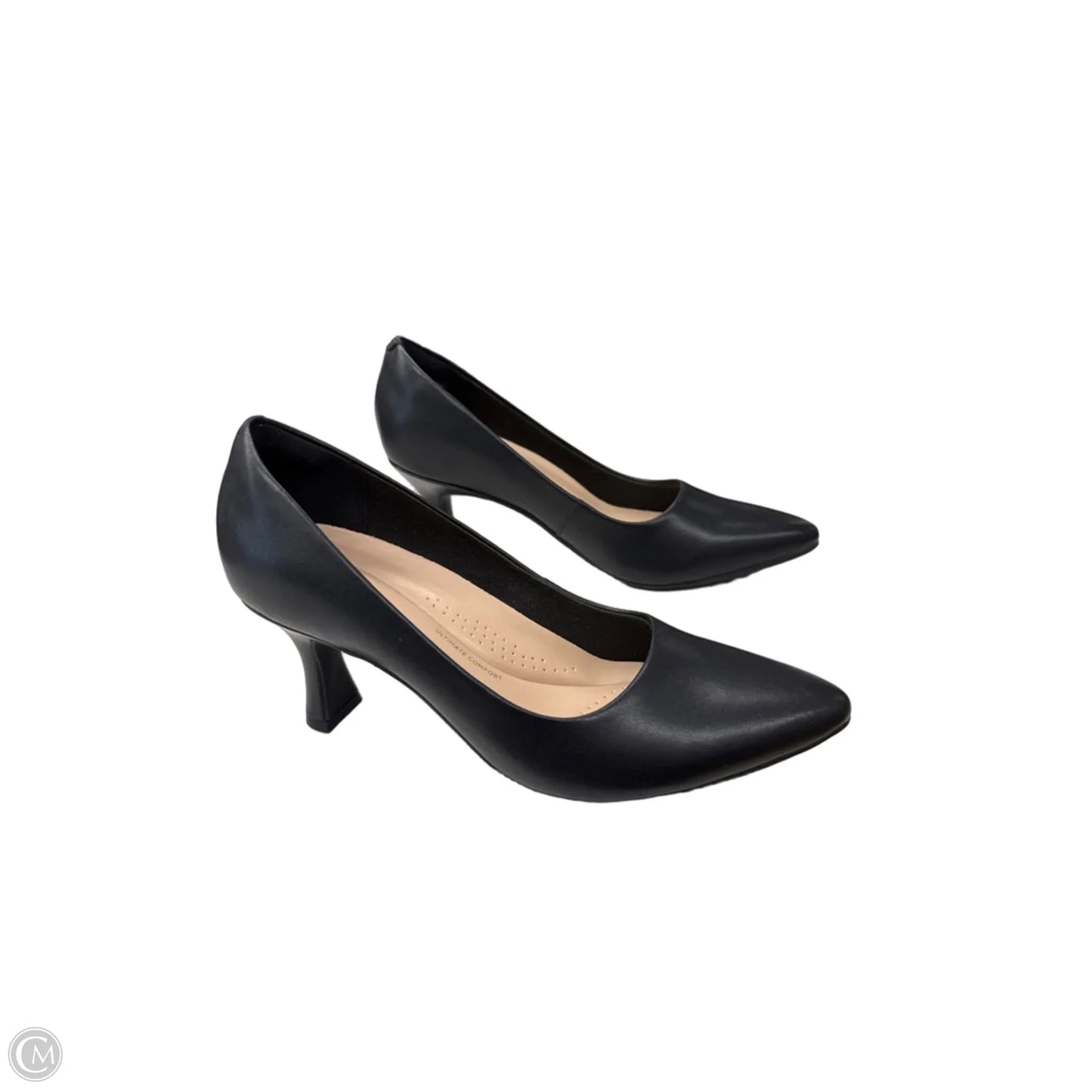 Shoes Heels Kitten By Clarks In Black, Size: 8