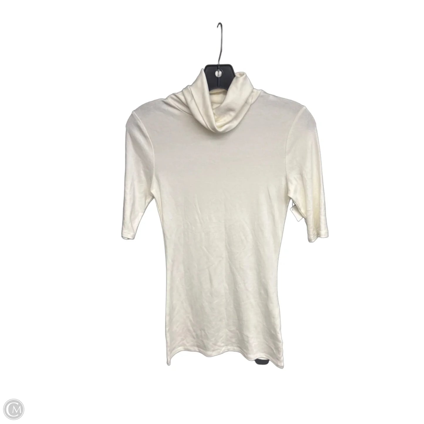 Top Short Sleeve By A New Day In Cream, Size: S