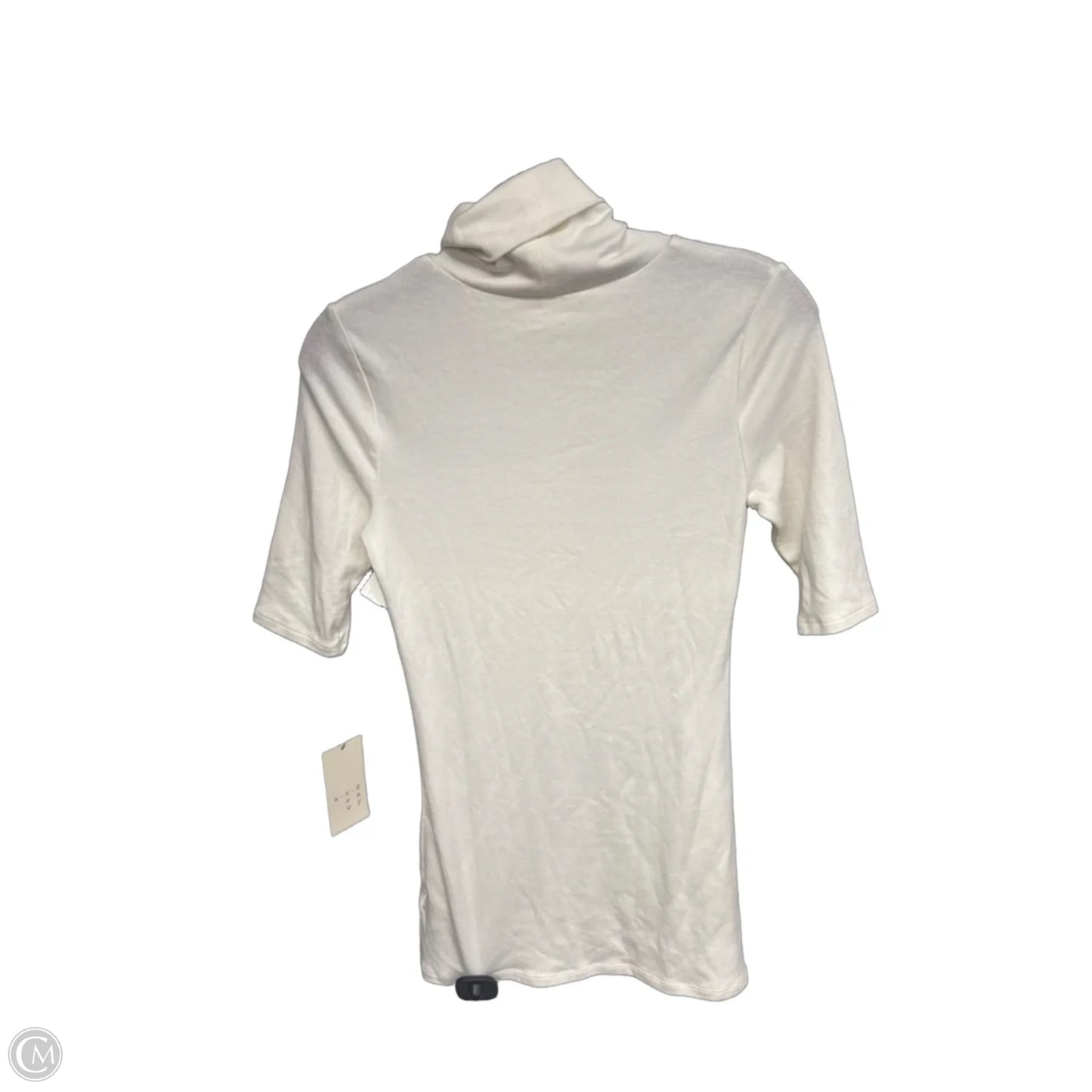 Top Short Sleeve By A New Day In Cream, Size: S