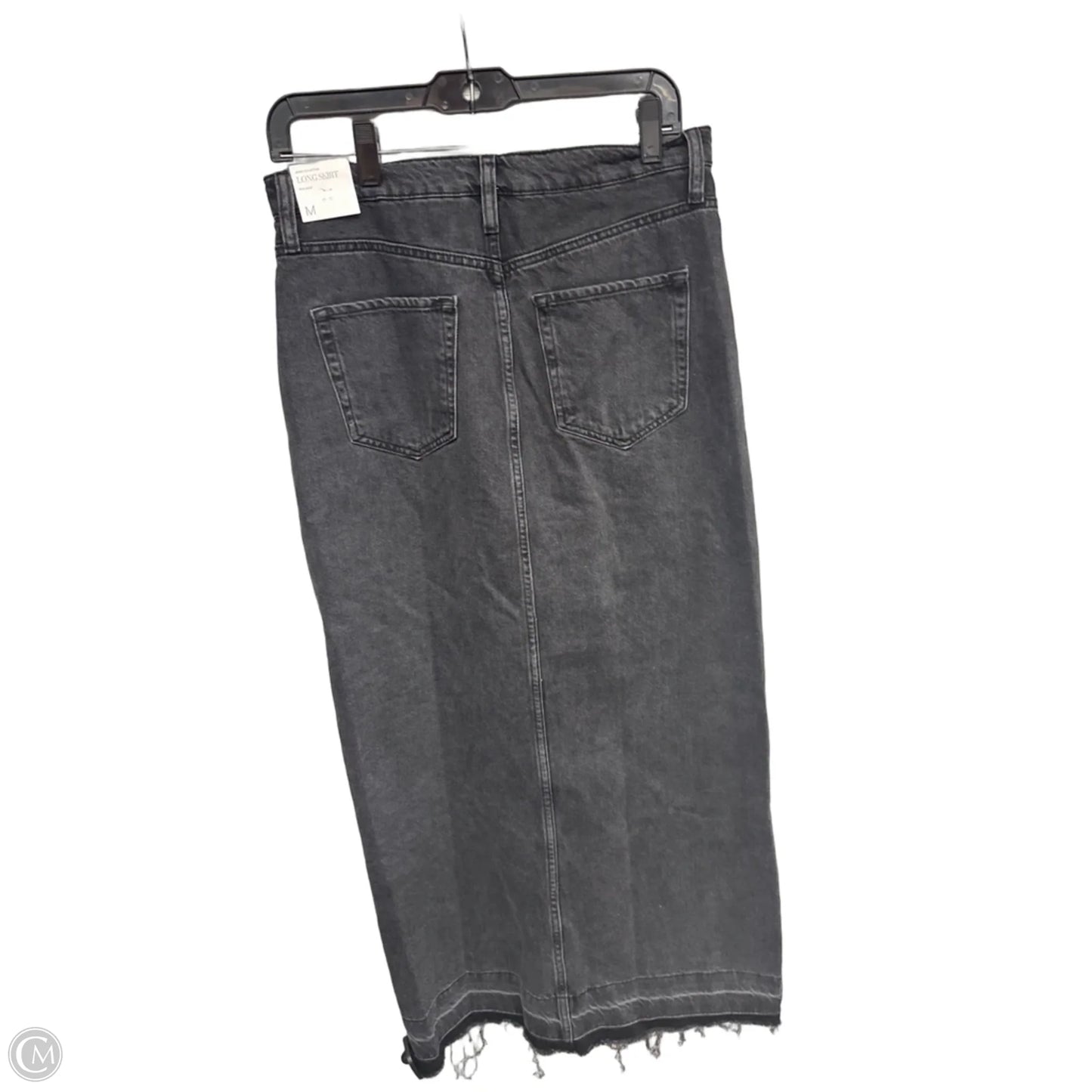Skirt Maxi By Mng In Grey Denim, Size: M