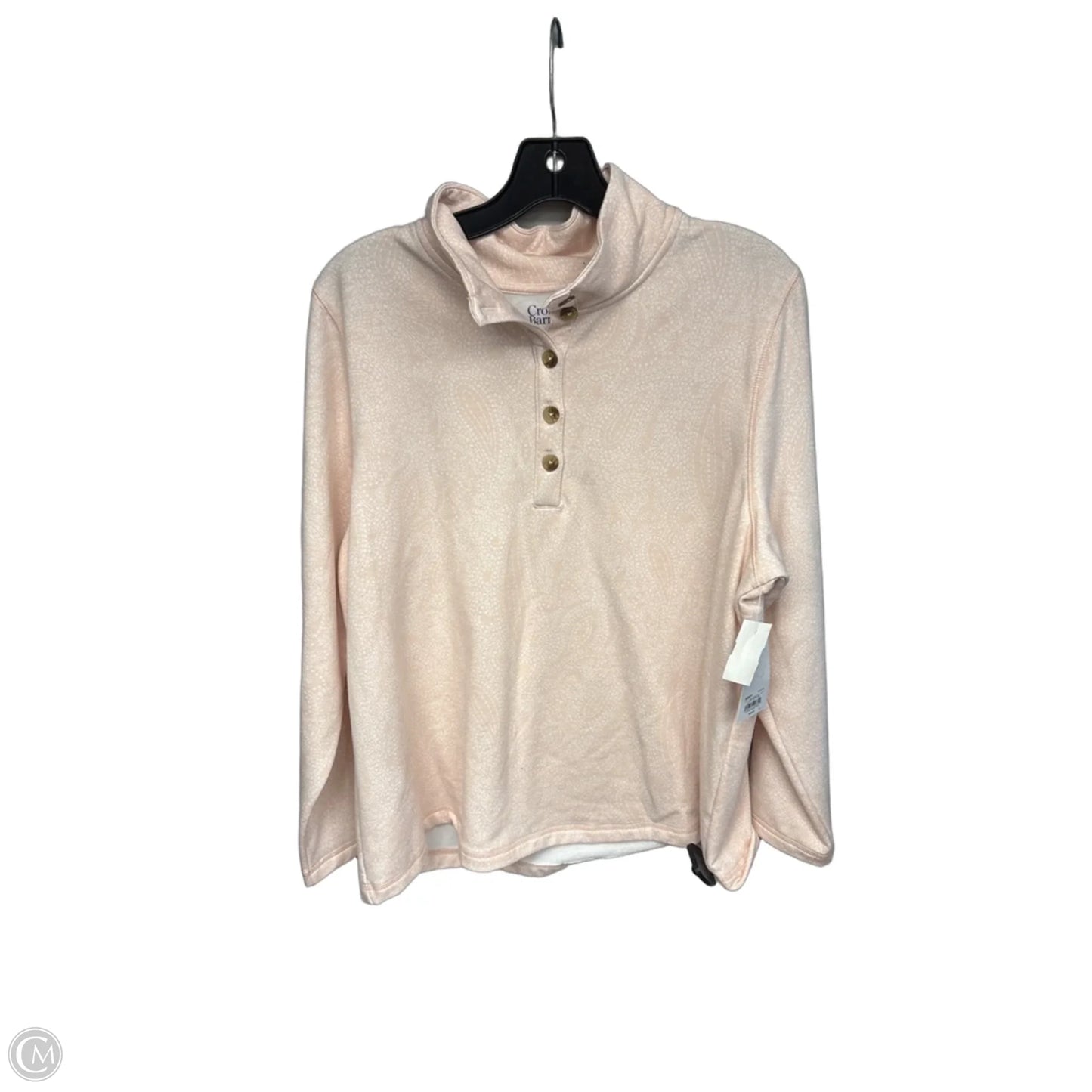 Top Long Sleeve By Croft And Barrow In Pink, Size: Xlp