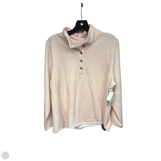 Top Long Sleeve By Croft And Barrow In Pink, Size: Xlp