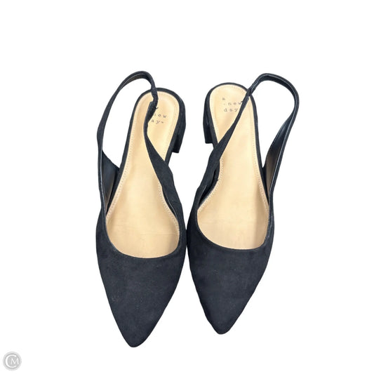 Shoes Flats By A New Day In Black, Size: 7