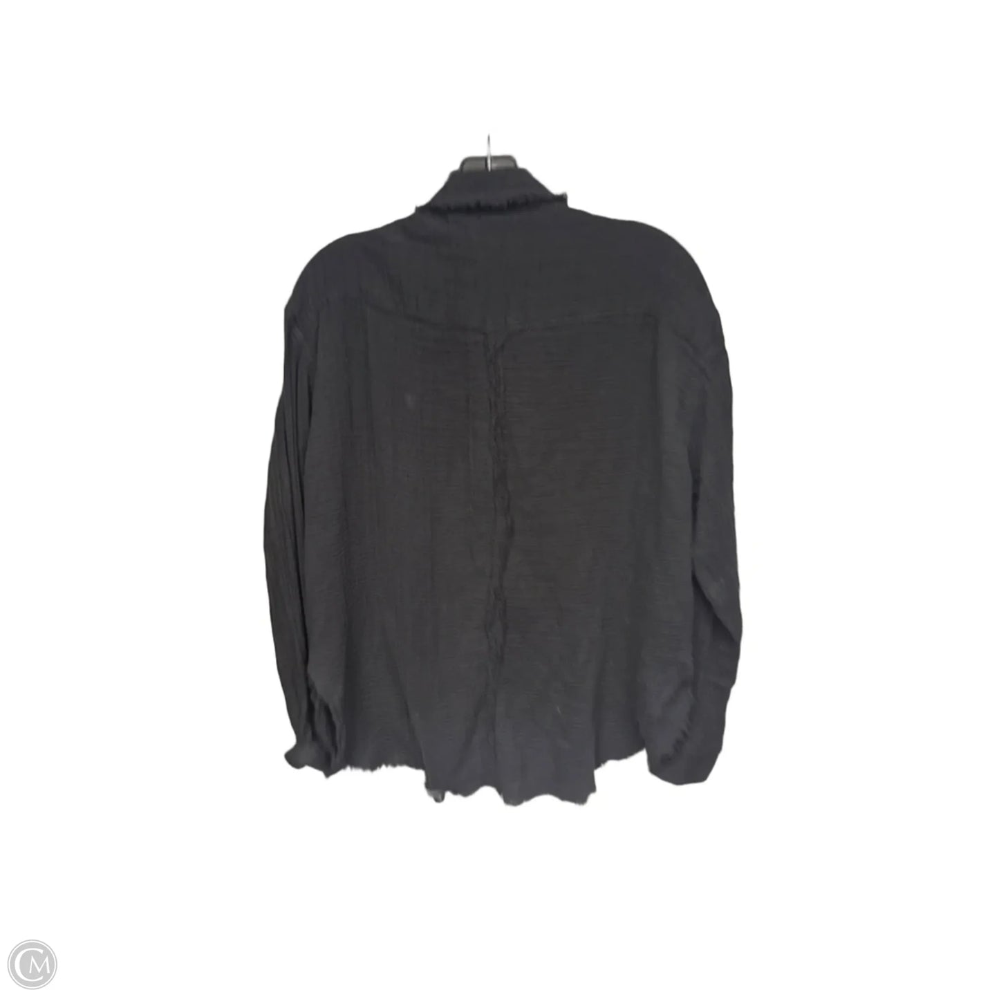 Top Long Sleeve By Urban Outfitters In Black, Size: S