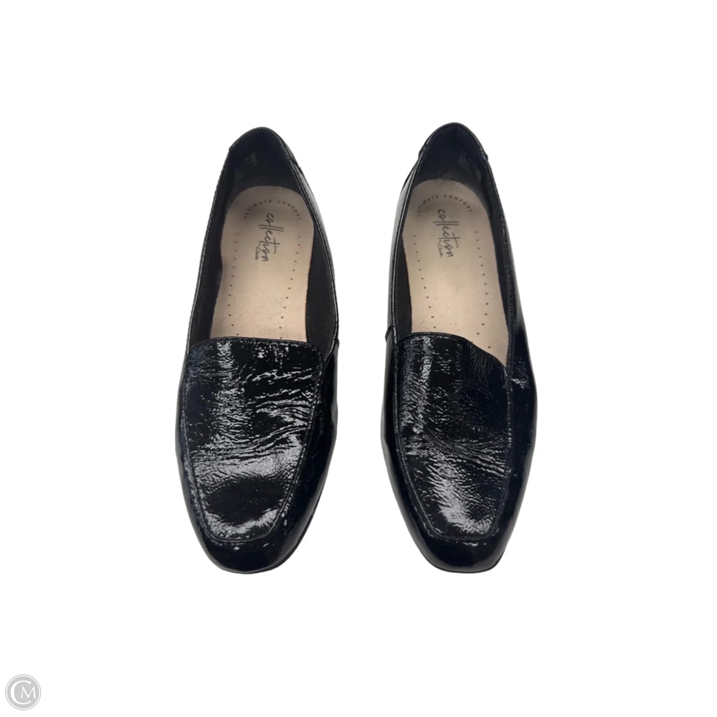 Shoes Flats By Clarks In Black, Size: 9.5