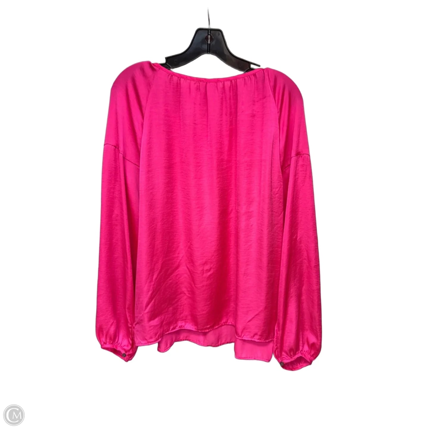 Top Long Sleeve By Vince Camuto In Pink, Size: Xl