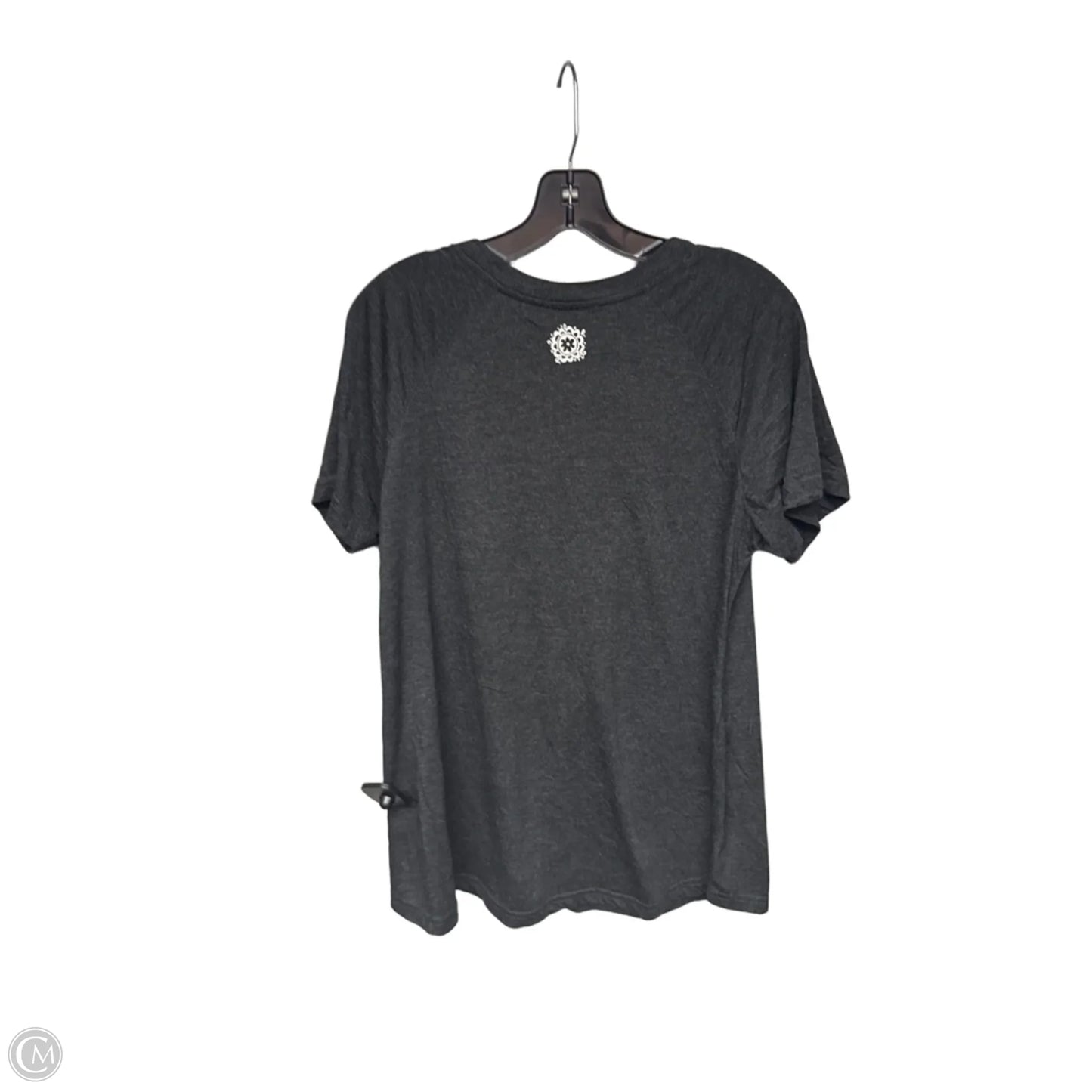 Top Short Sleeve By Natural Life In Black & Orange, Size: Xl