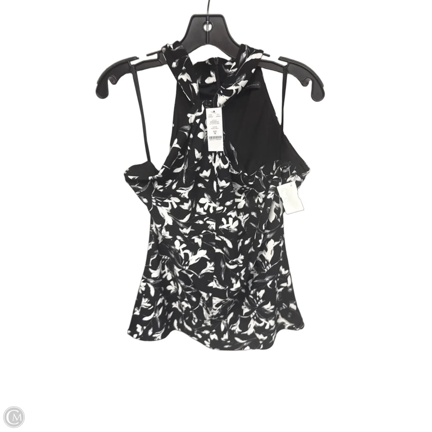 Top Sleeveless By White House Black Market In Black & White, Size: M