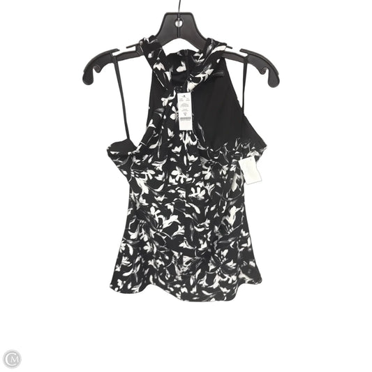 Top Sleeveless By White House Black Market In Black & White, Size: M