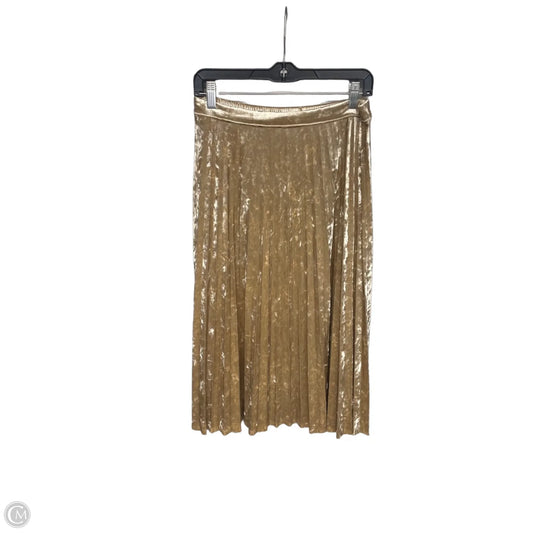 Skirt Maxi By Skies Are Blue In Gold, Size: S