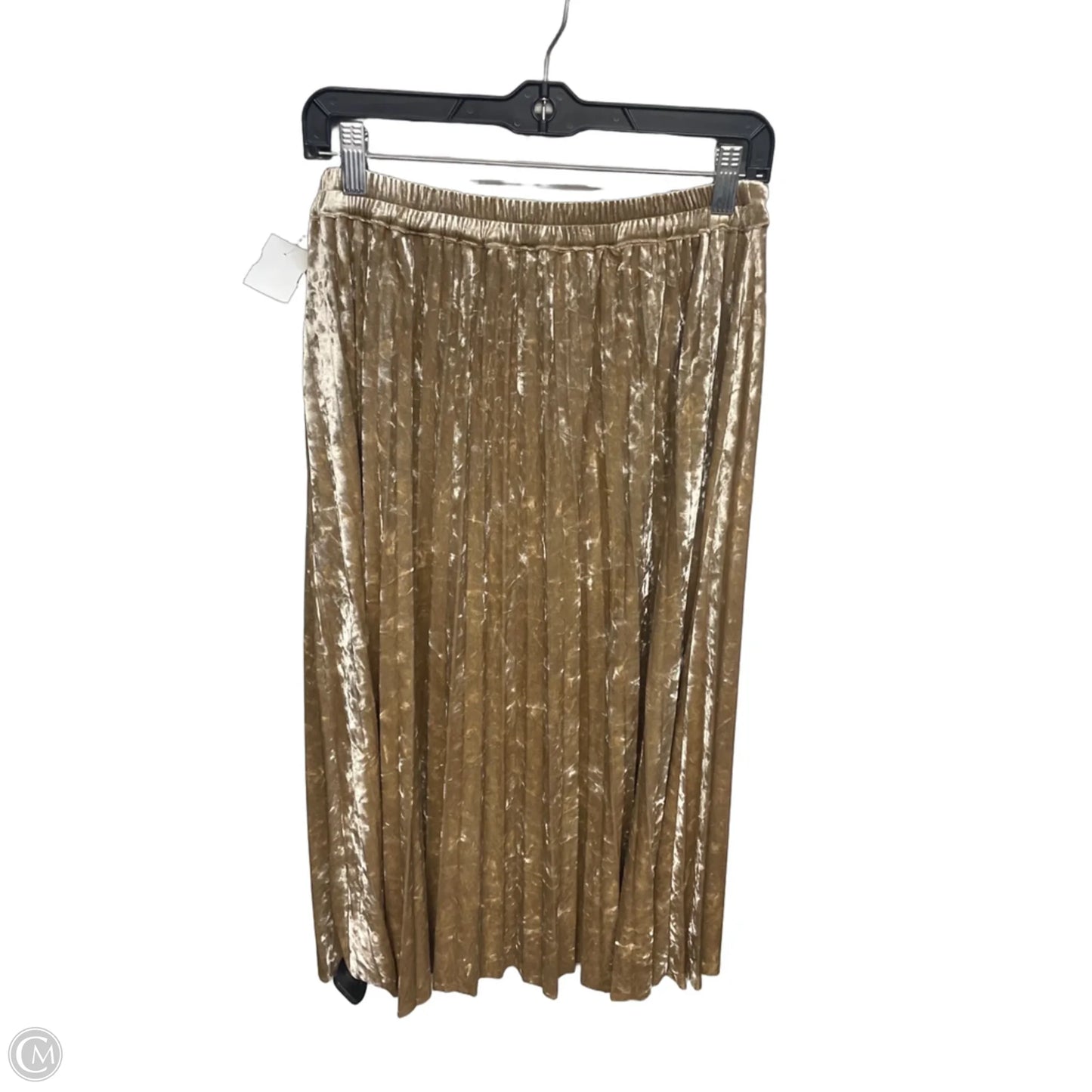Skirt Maxi By Skies Are Blue In Gold, Size: S