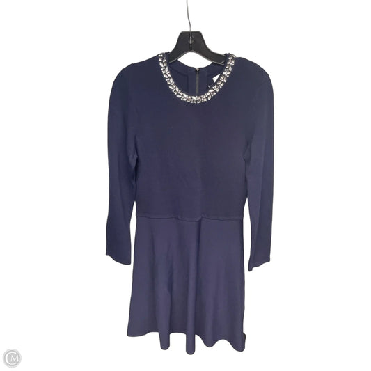 Dress Party Midi By Eliza J In Blue & Silver, Size: L