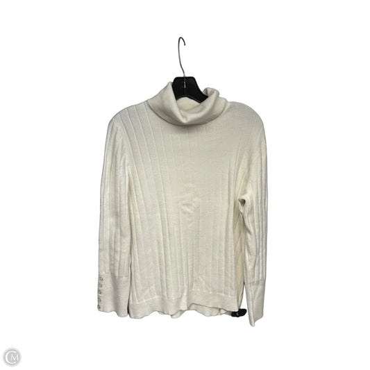 Sweater By Talbots In Cream, Size: 1x