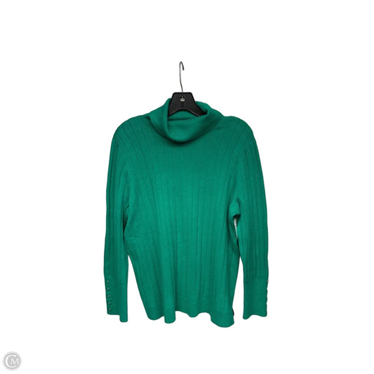 Sweater By Talbots In Green, Size: 1x