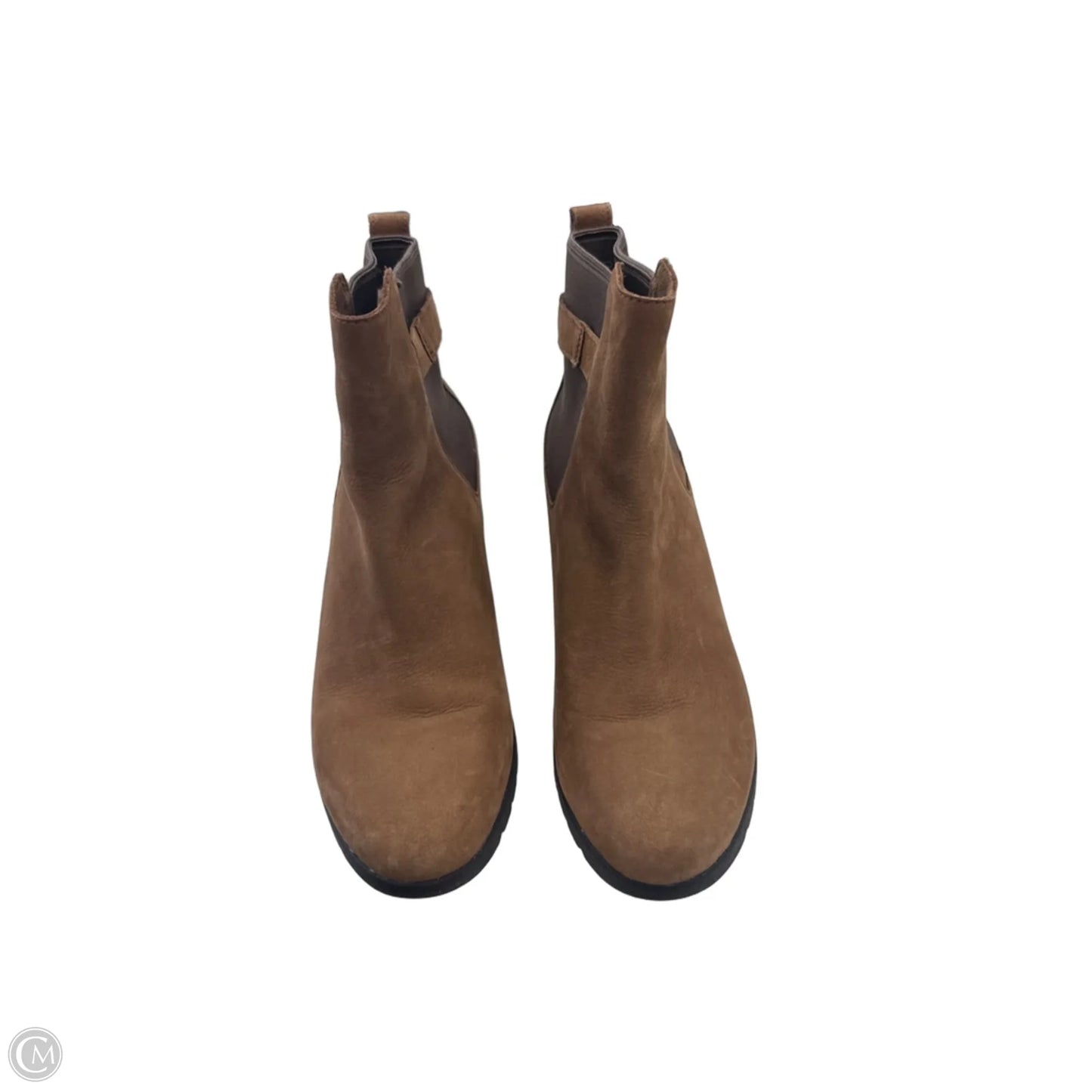 Boots Designer By Ugg In Brown, Size: 10