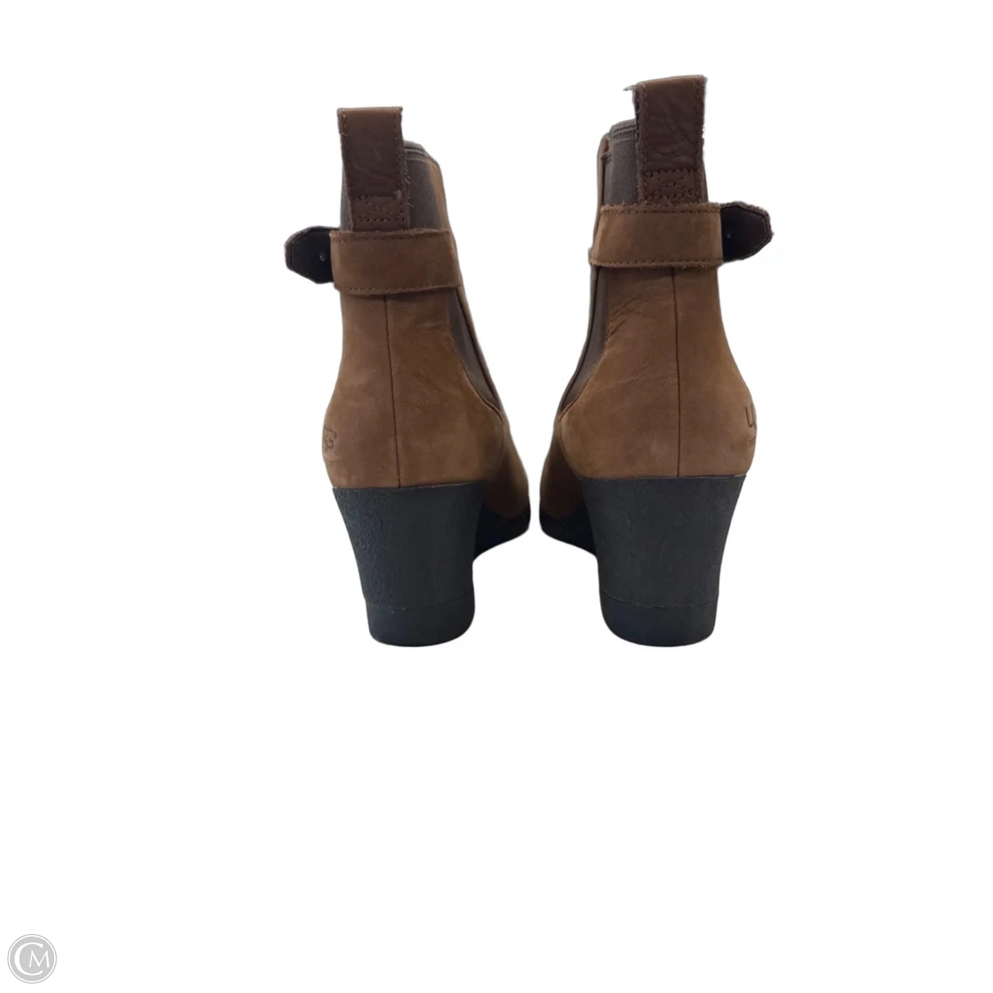 Boots Designer By Ugg In Brown, Size: 10