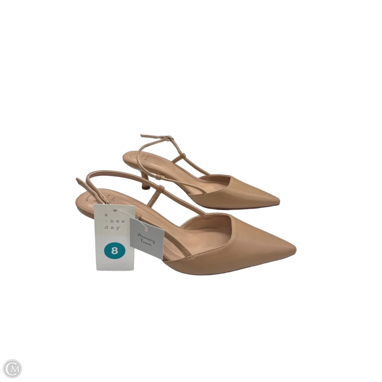 Shoes Heels Kitten By A New Day In Tan, Size: 8