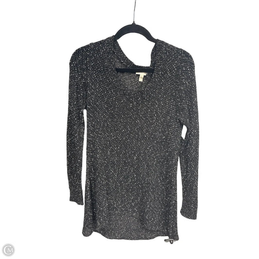 Sweater By Eileen Fisher In Black & White, Size: M